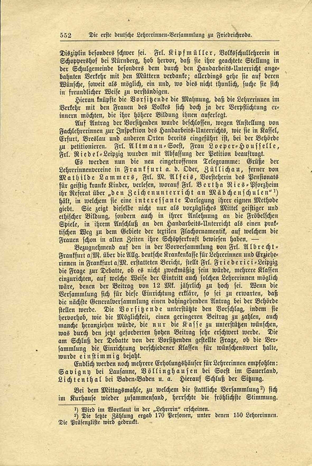 Landesarchiv Berlin, B Rep. 235-03 Allgemeiner Deutscher Lehrerinnenverein (ADLV), Bl. 552